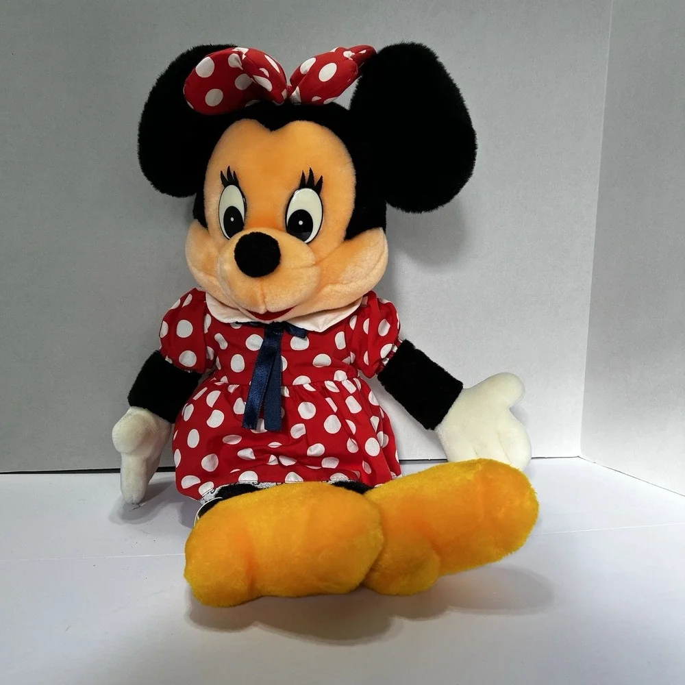 Vintage Walt Disney Sun and Star‎ Minnie Mouse Stuffed Toy Plush 24