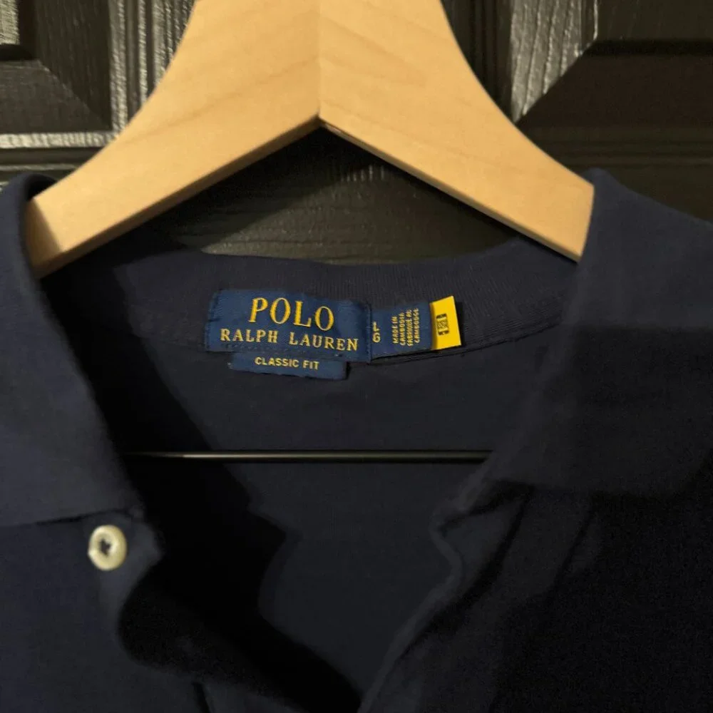 Mens Polo Short Sleeve Navy Polo