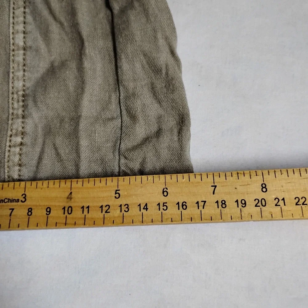 American Eagle Pants 4 Relaxed Fit Slim Cargo Linen Grunge Skater Gorp‎ Beach