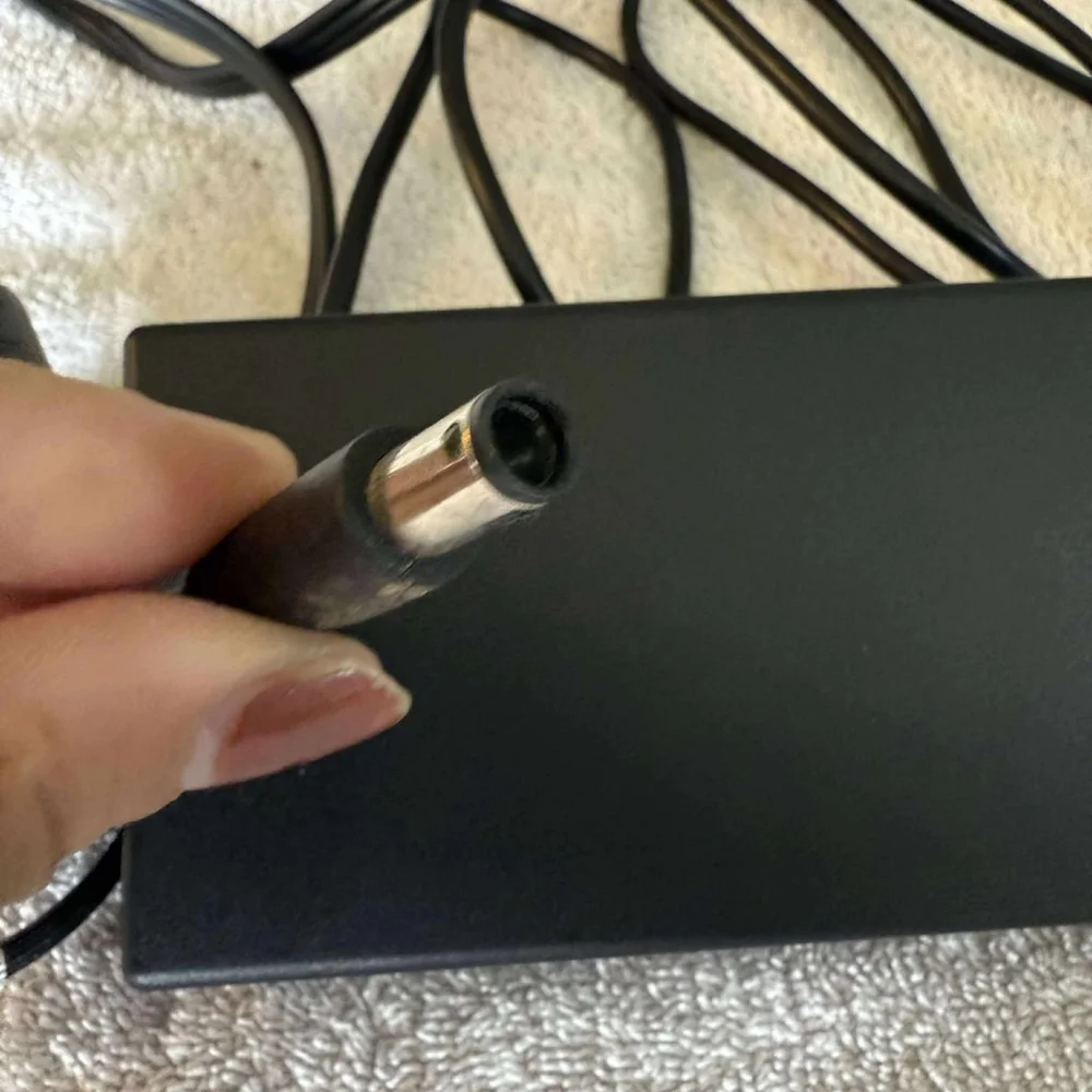 HP Black Laptop Power Adapter Charger One Size