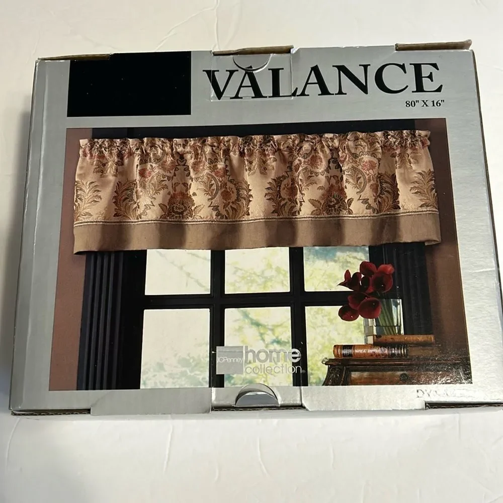 THE HOME COLLECTION NWT Valance Curtains 80