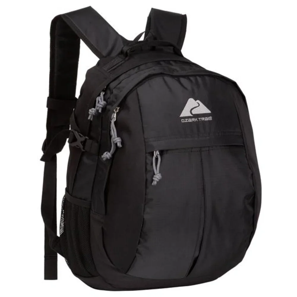 Hiker Backpack 25 Liter, Black, Polyester, Adult, Teen