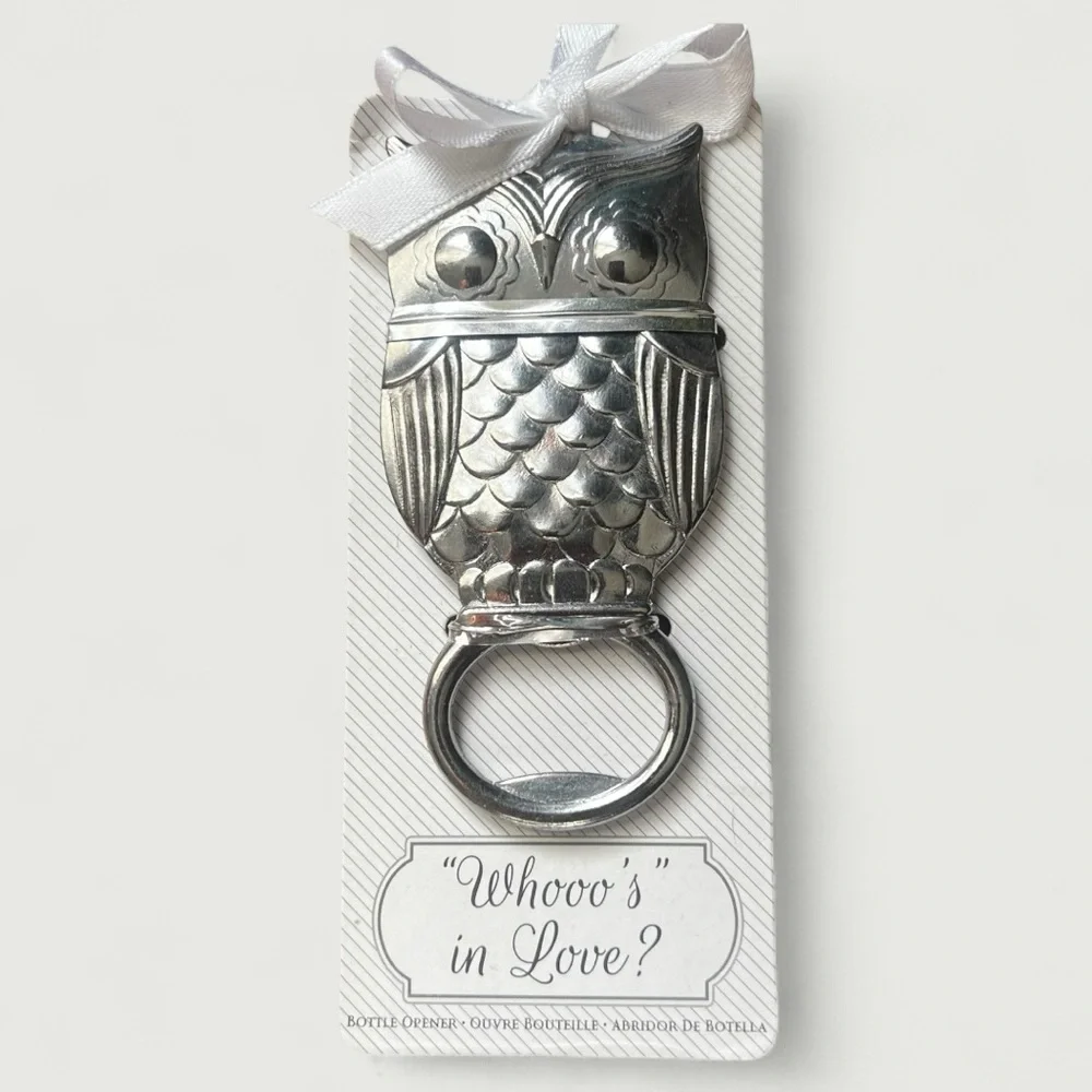 Kate Aspen Silver Owl Bottle Opener NWT