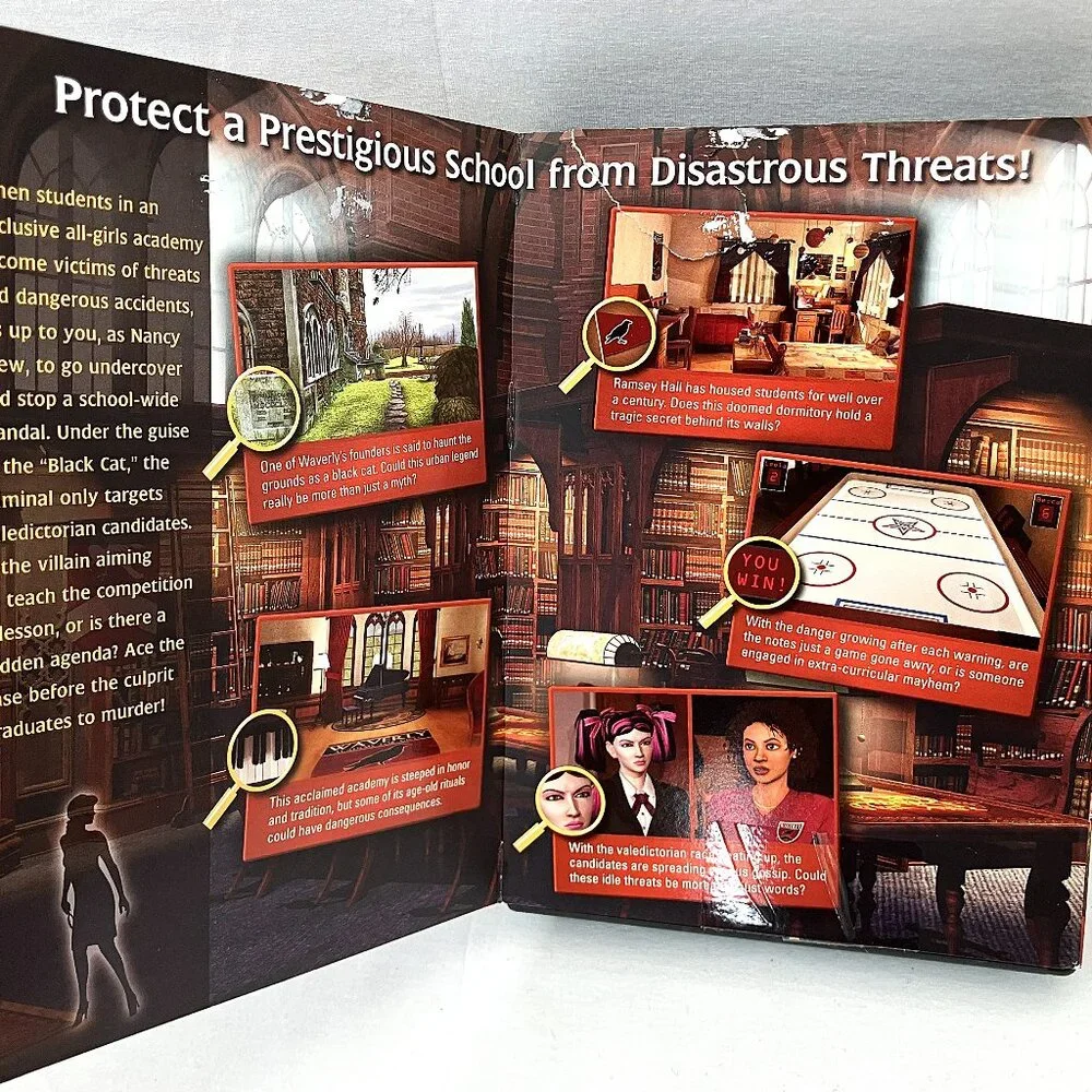 Nancy Drew enroll school