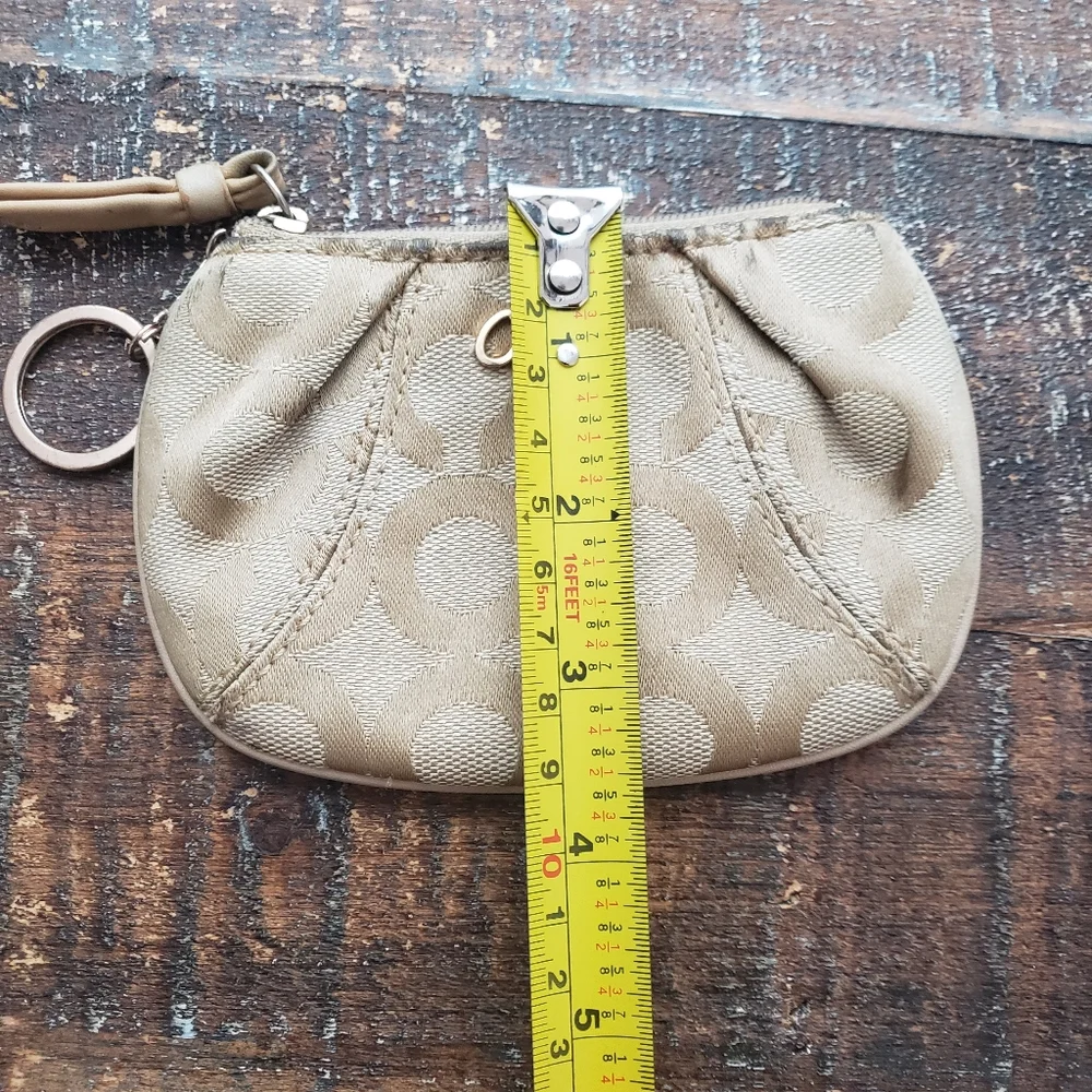 Coach keychain canvas  