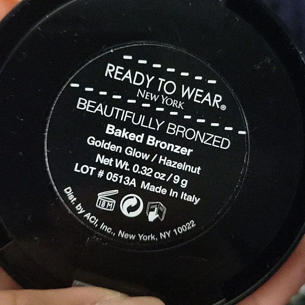 3 Pc Set Ready to Wear Baked Bronzer, And Powder (Med-dark)