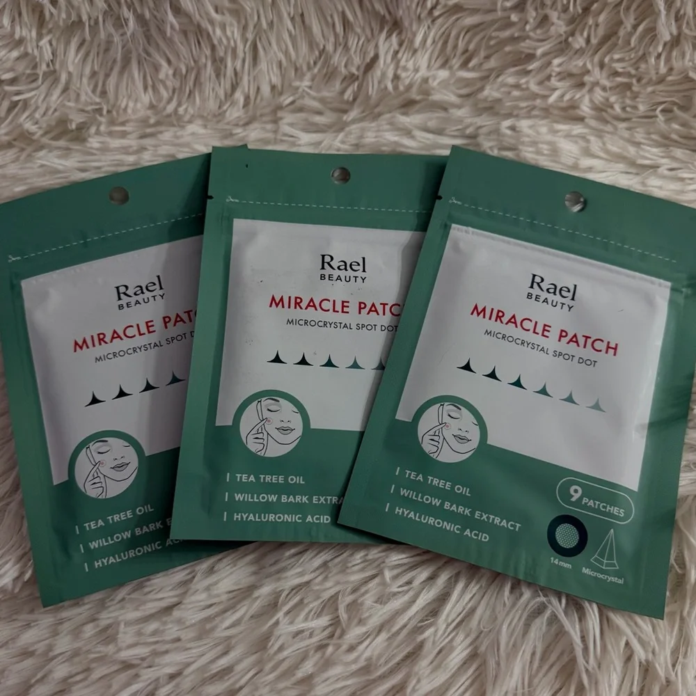 Rael Beauty Miracle Patch Microcrystal Spot Dot Bundle Of 3 - 9 Packs