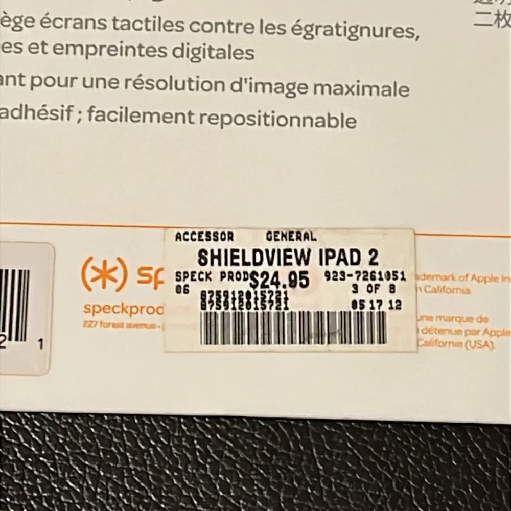 Speck ShieldView Screen Protectors for iPad 2 / iPad 3rd Gen – 2 Pack – GLOSSY