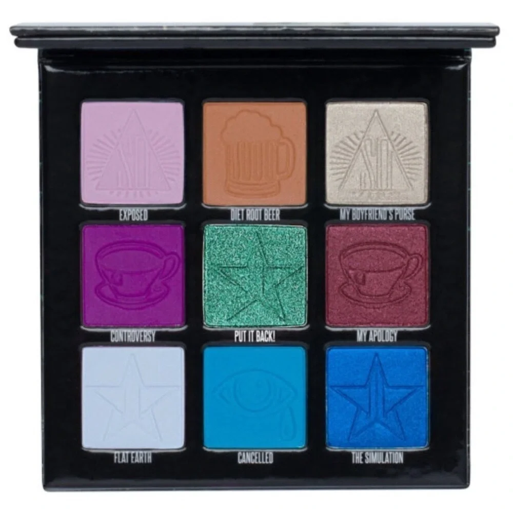 JEFFREE STAR EMERALD MINI CONTROVERSY EYESHADOW PALETTE NIB