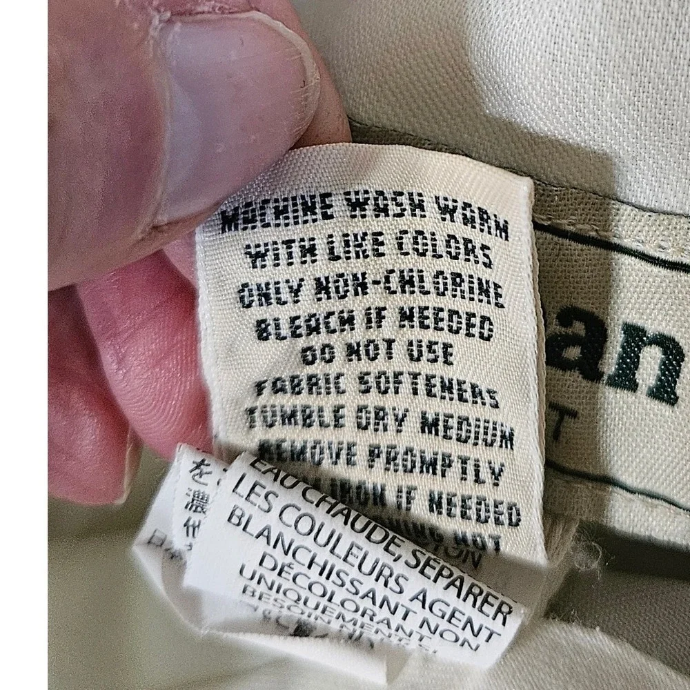 L.L. Bean classic pleated