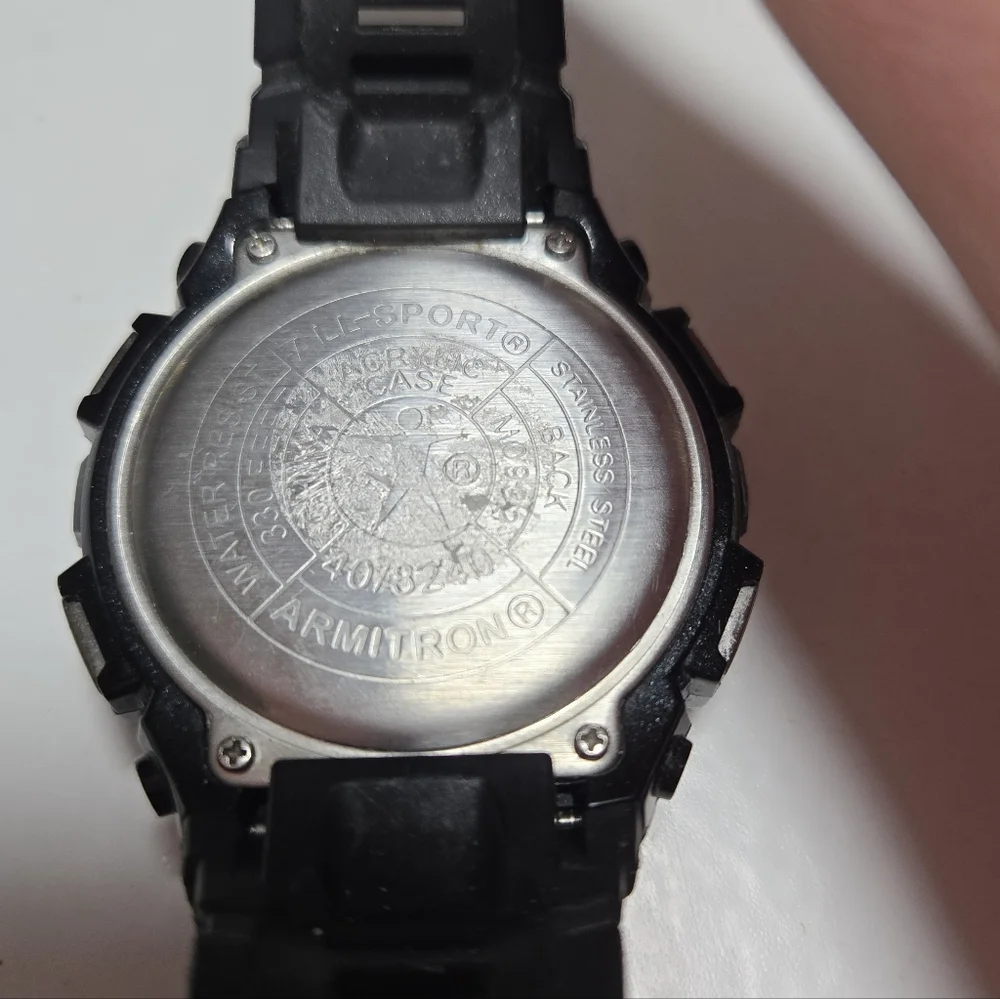 Armitron black shock