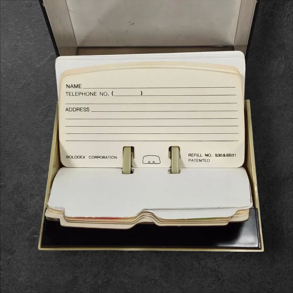 Rolodex add touch
