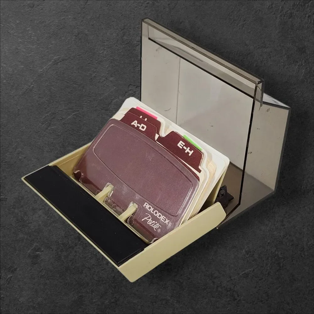 Rolodex add touch