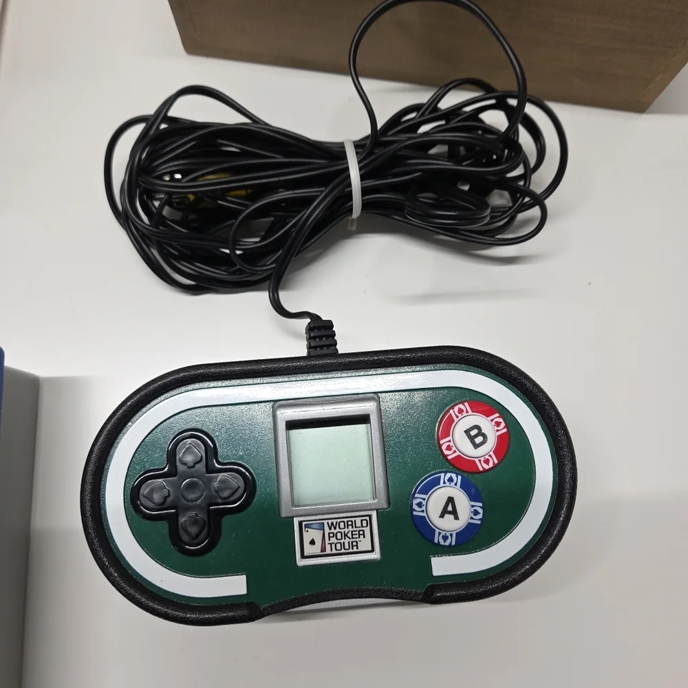 World Poker Tour Handheld Gaming Console - Black and Green