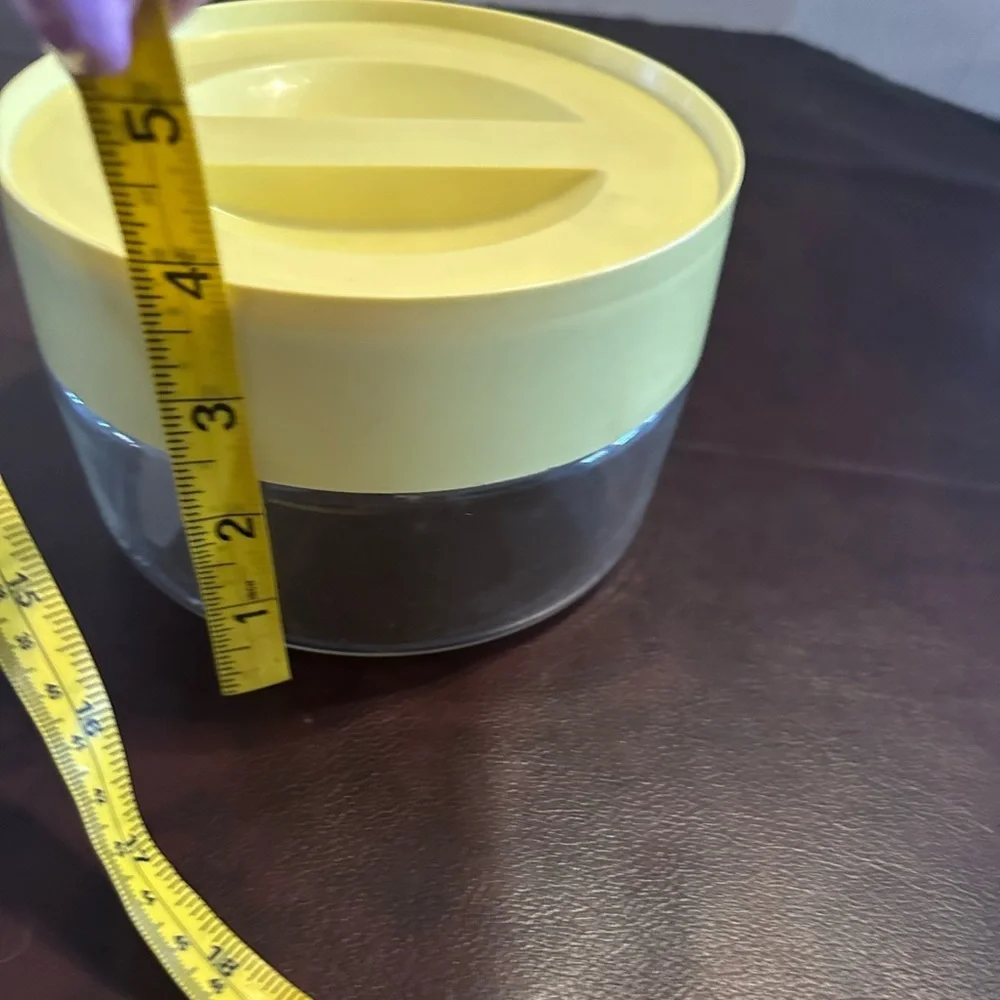 Pyrex glass canister