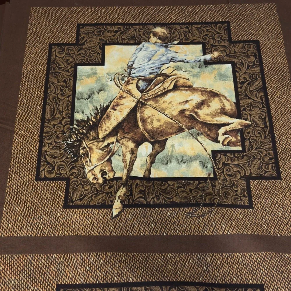 Fabric Traditions 36x44 cowboy