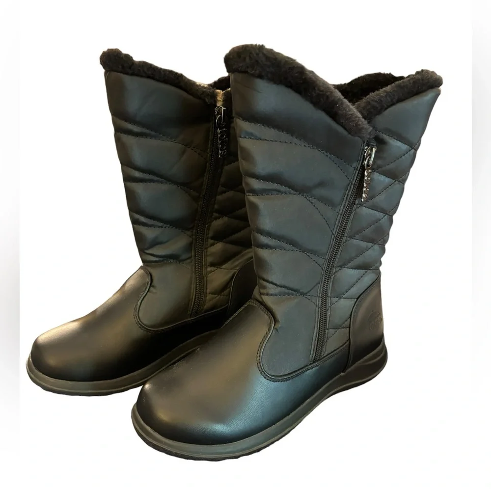 Totes‎ Women’s Black Jazzy Waterproof Boots Size 6 (NWT)