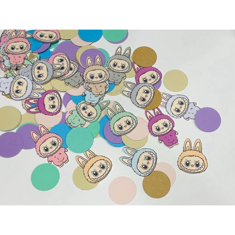 Monsters Confetti Cute Monster Confetti, Cute Monster birthday, Labubu