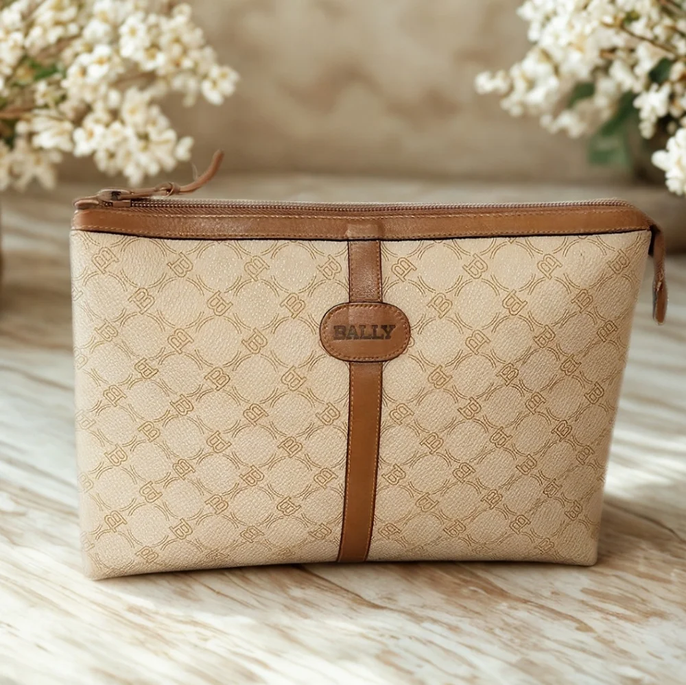 Bally Vintage Clutch/Pouch – Made in Italy