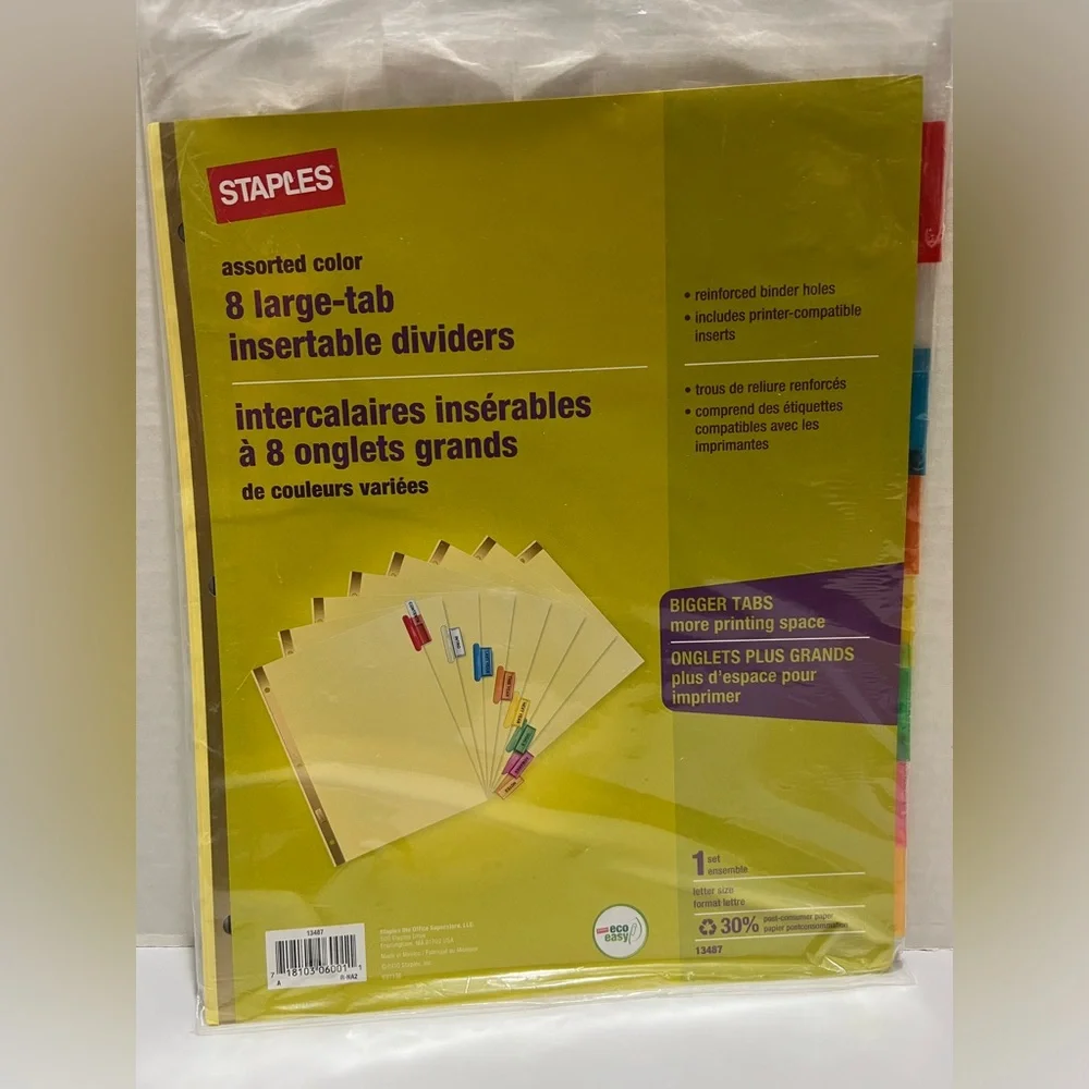 Staple staples assorted