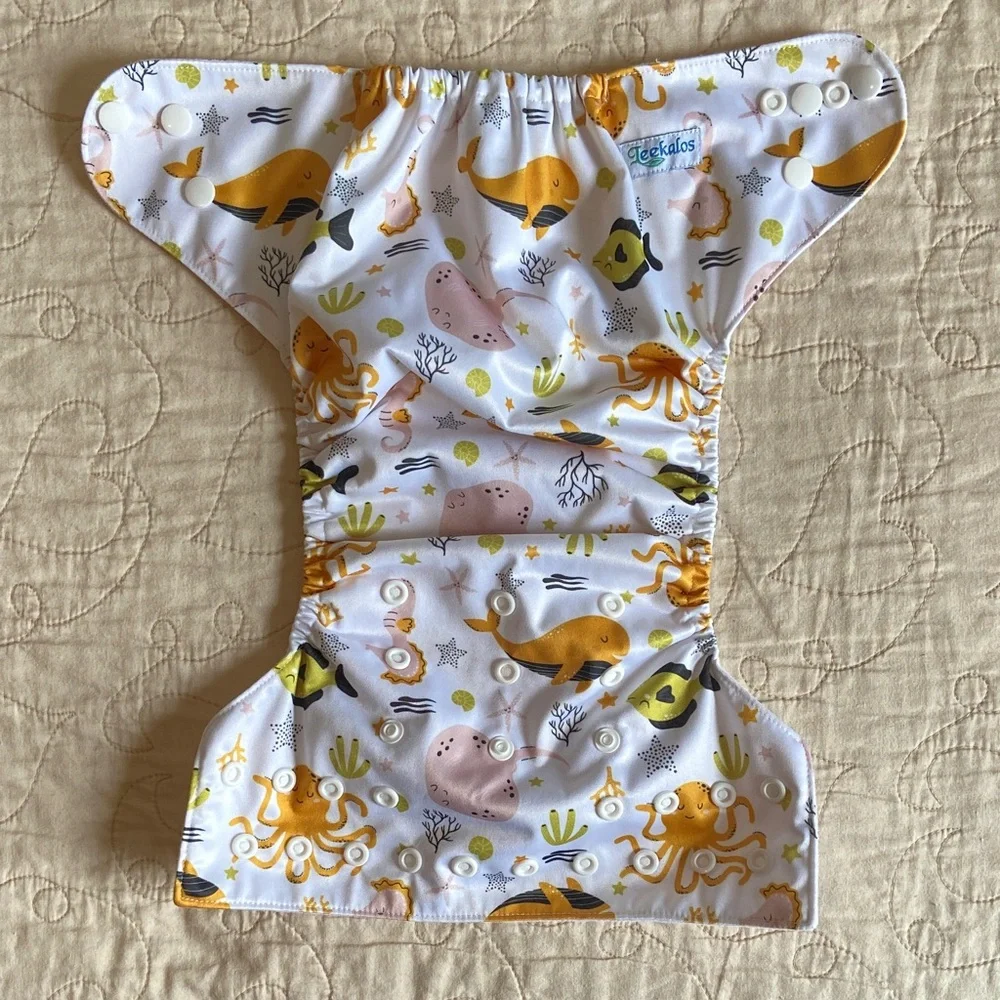 Leekalos Sea Life Adventure Reusable Diaper