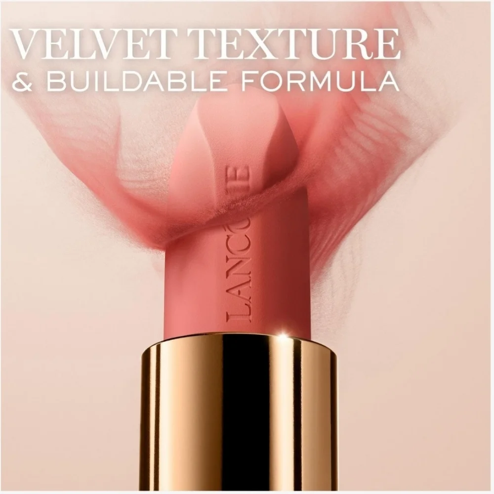 Lancome Soft Matte Lipstick in Love Whispers (Rosewood Nude)