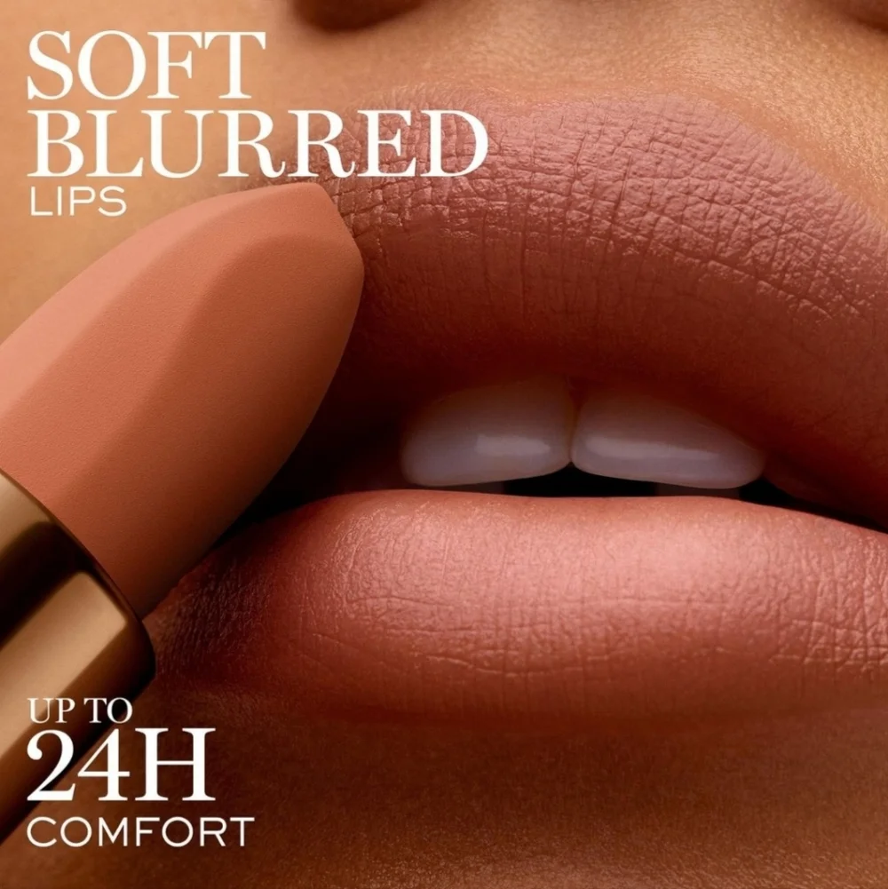 Lancome Soft Matte Lipstick in Love Whispers (Rosewood Nude)