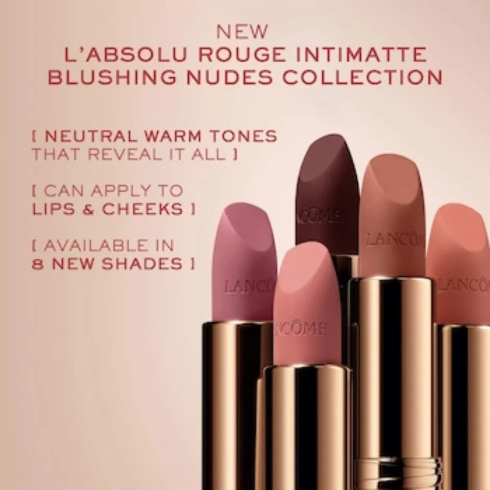 Lancome Soft Matte Lipstick in Love Whispers (Rosewood Nude)