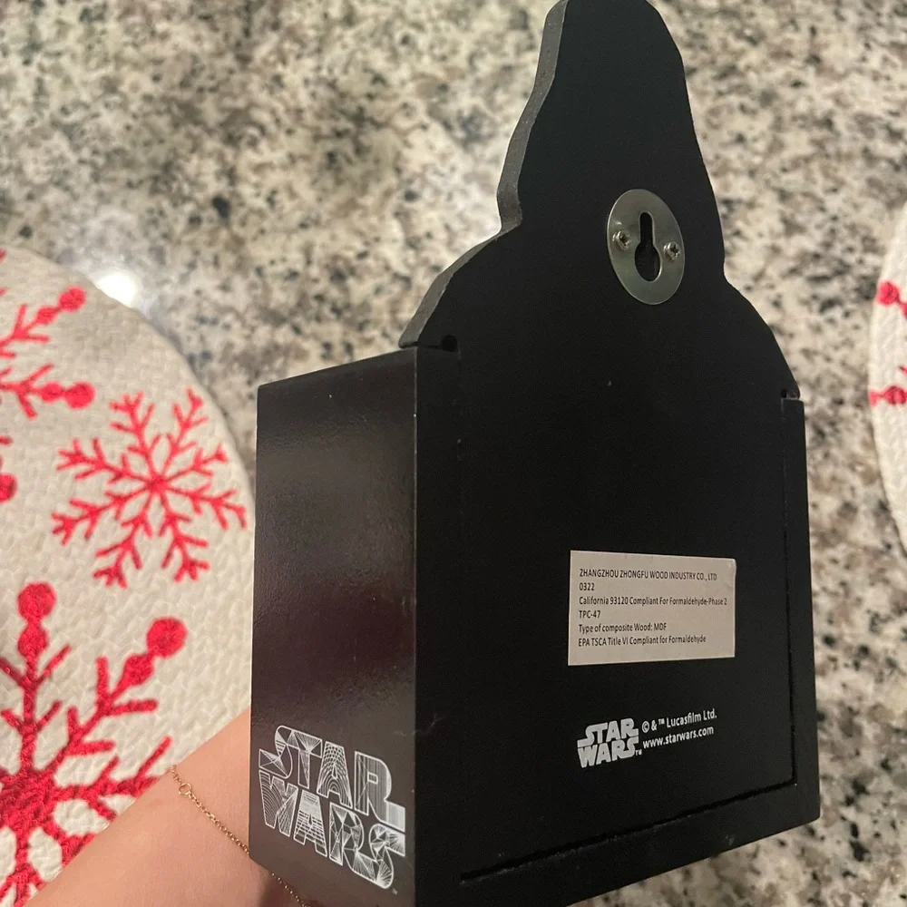 Black Star Wars Perpetual Desk Calendar