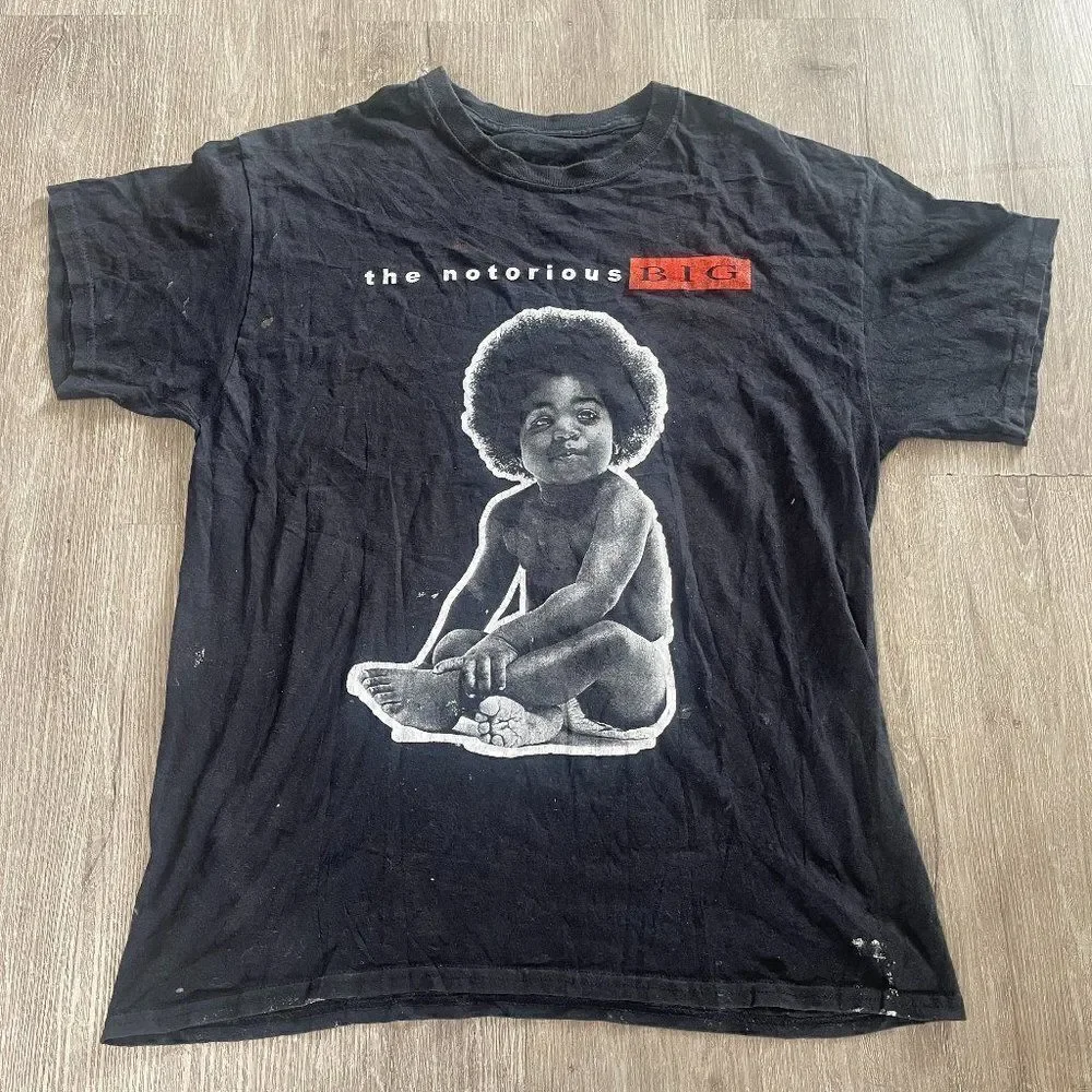 Vintage The Notorious Big Mens Size L Hip Hop Tee Shirt T-shirt Rap Biggie Small