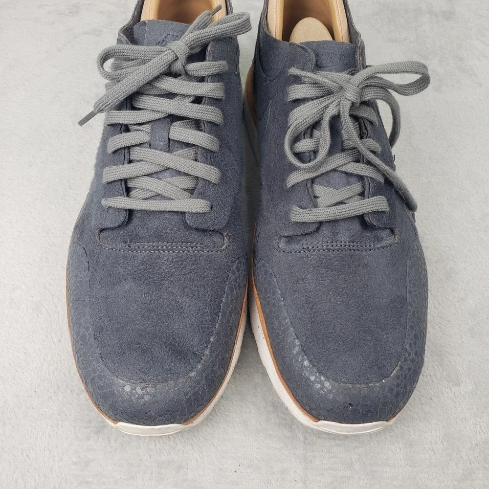 Nike Air Safari Royal Grey Suede Embossed Swoosh Mens 12.5 Sneakers 872633-003