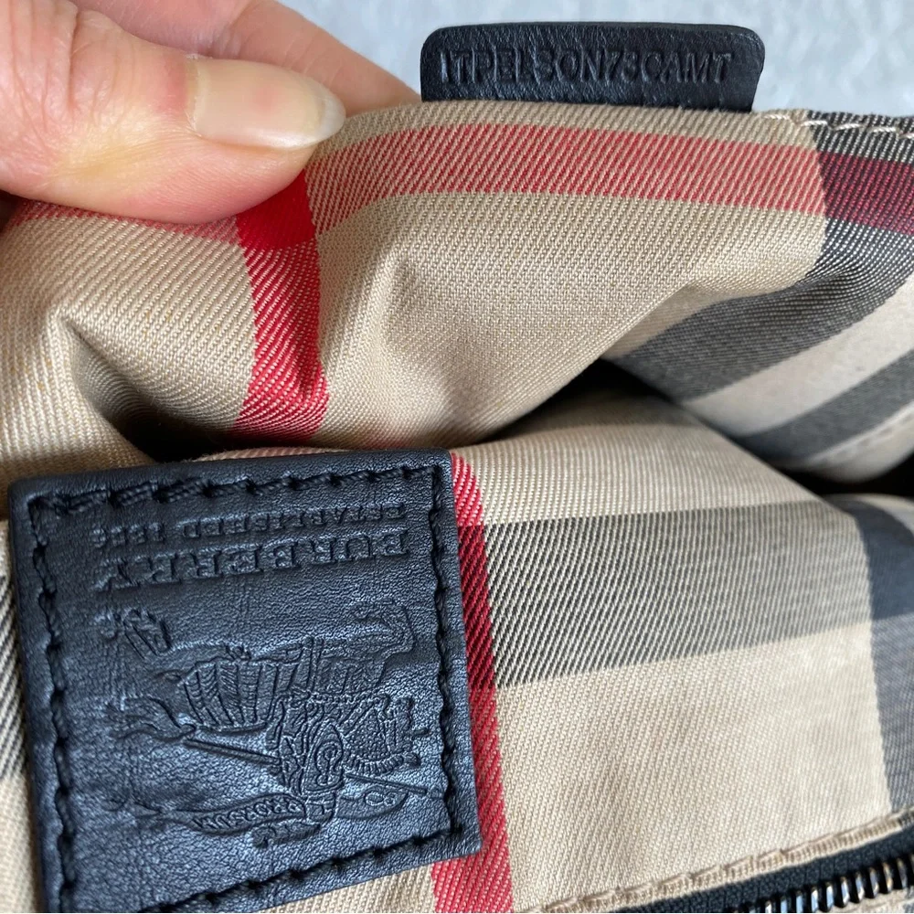 Burberry genuine leather