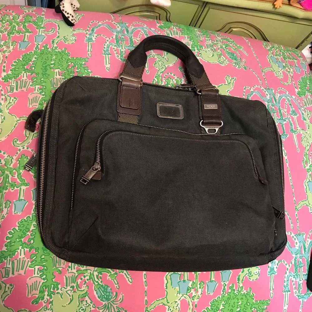 Tumi Alpha Bravo Yuma Slim Briefcase