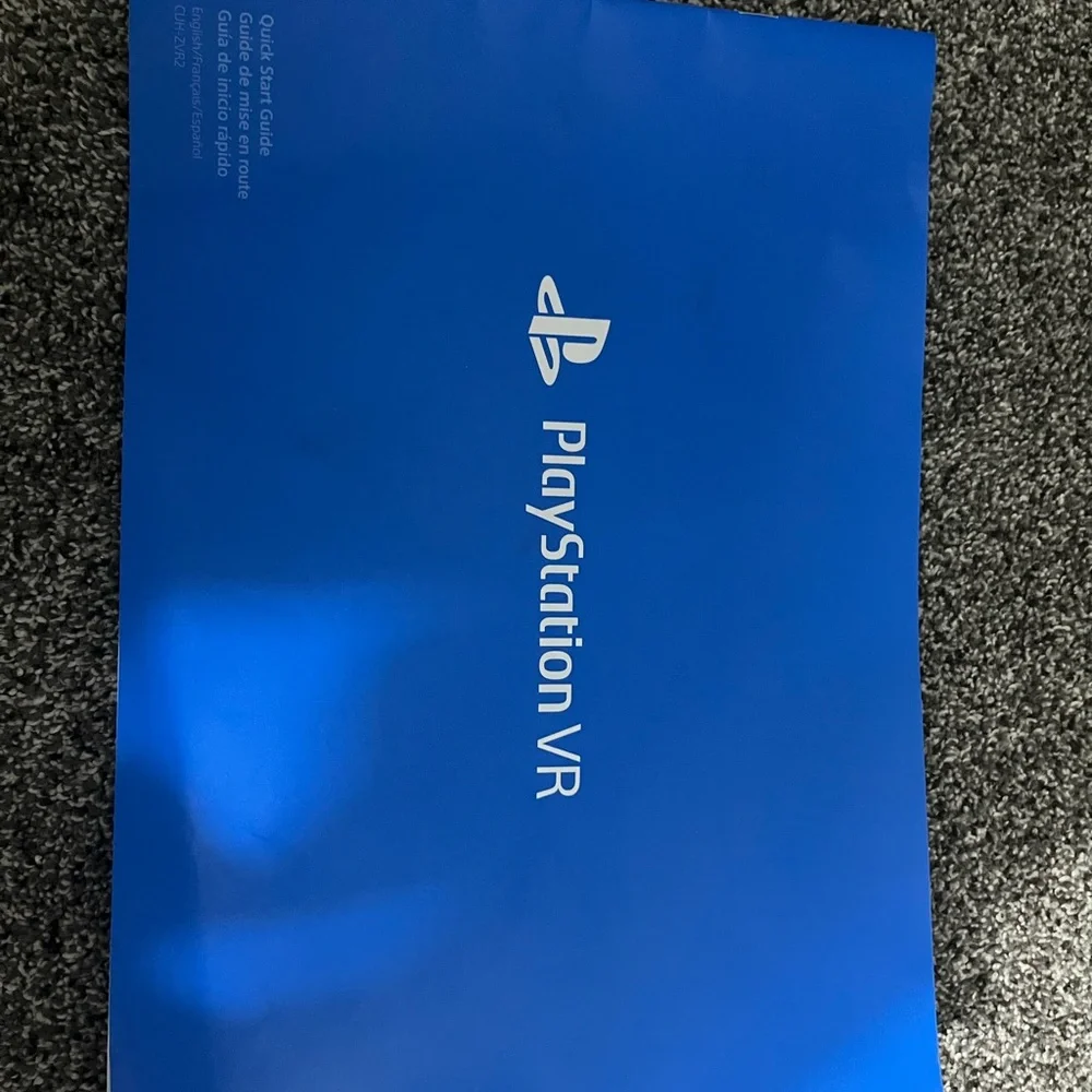 Sony VR Headset Black and White