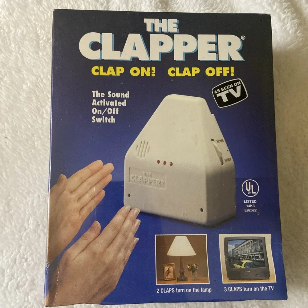 The Clapper Sound Activated On/off Switch 2007 New Clap Detection Lights VTG NIP