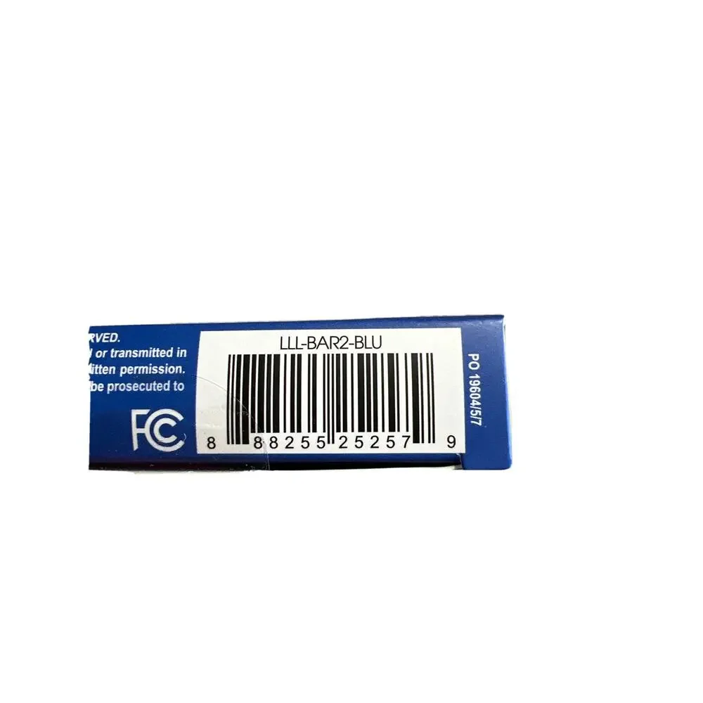 LEDeez BLUE Light Bar 2 Pack Neon Light Glow 5 inch Bars USB NEW