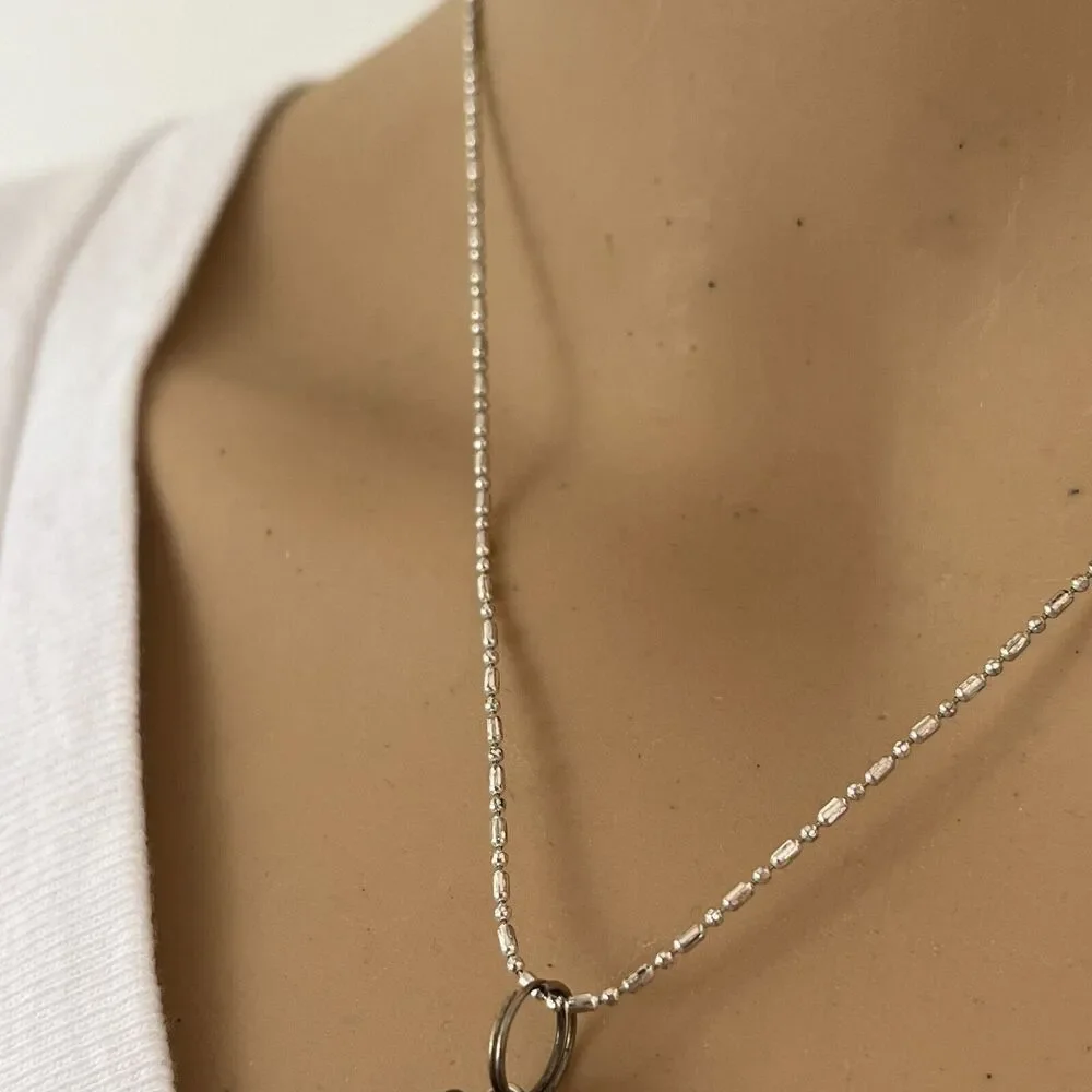 Handmade silver tone