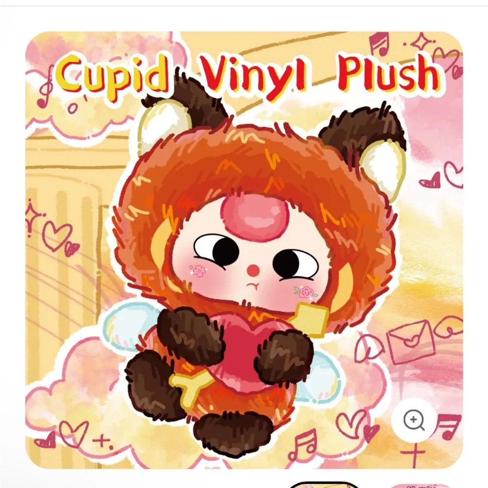 Baby three Cupid plush pendant keychain💘perfect for Valentine's Day! 💞