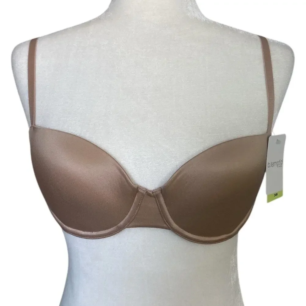 b.tempt'd Wacoal Future Foundation Balconette T-Shirt Bra Nude Size 34B 953481