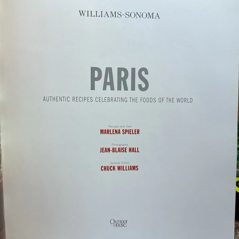 Williams Sonoma williams cookbook