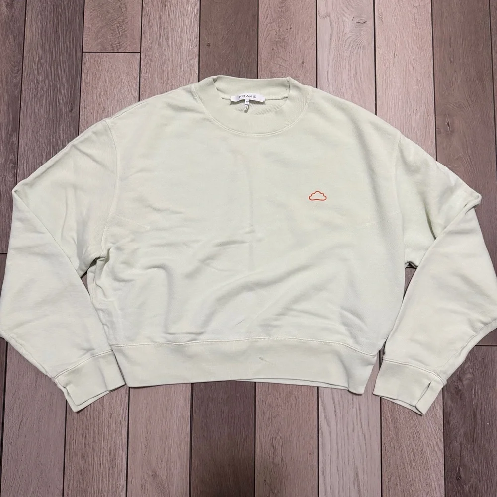 Frame Denim Mint Crewneck Sweater