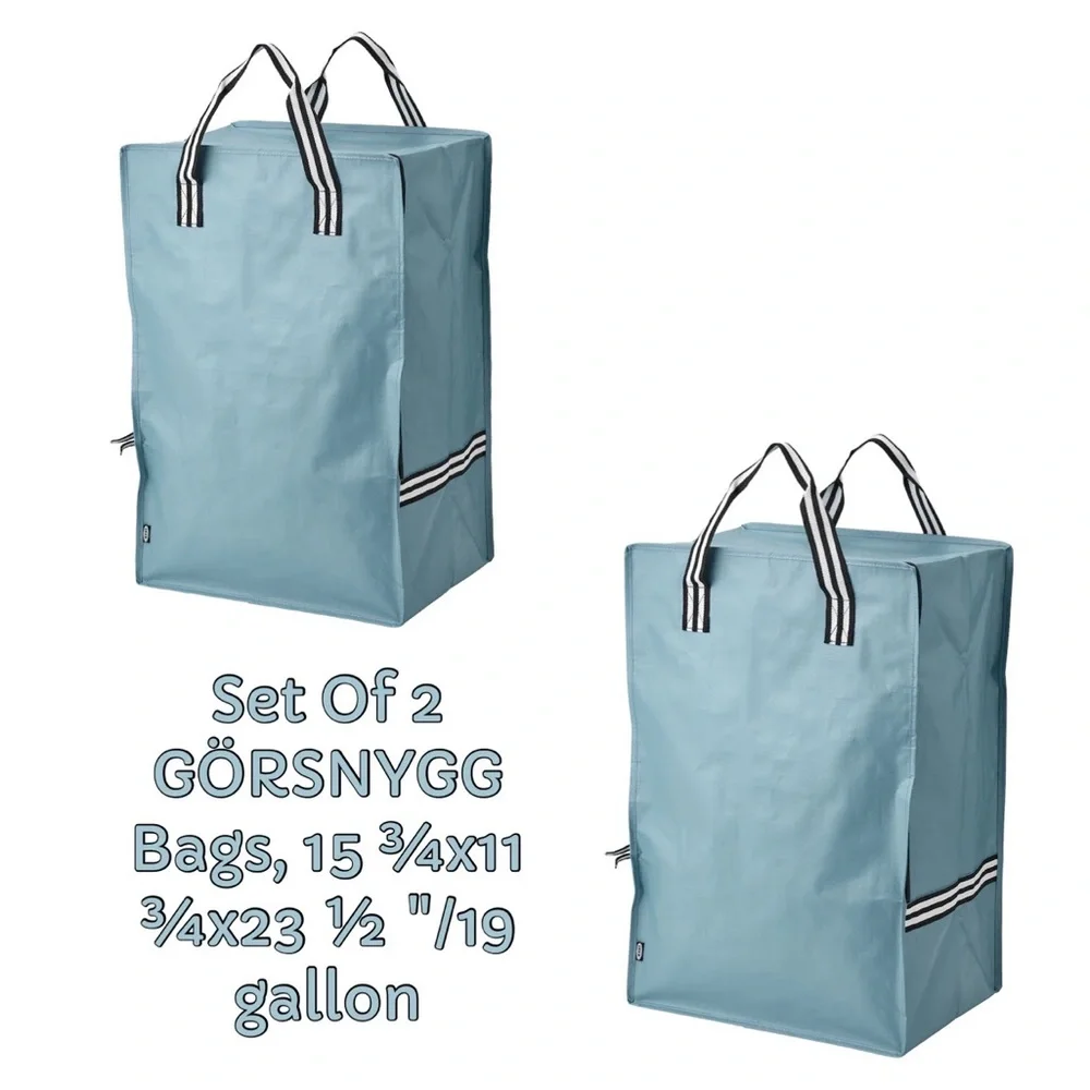 IKEA GÖRSNYGG Bag, blue, 15 ¾x11 ¾x23 ½ 