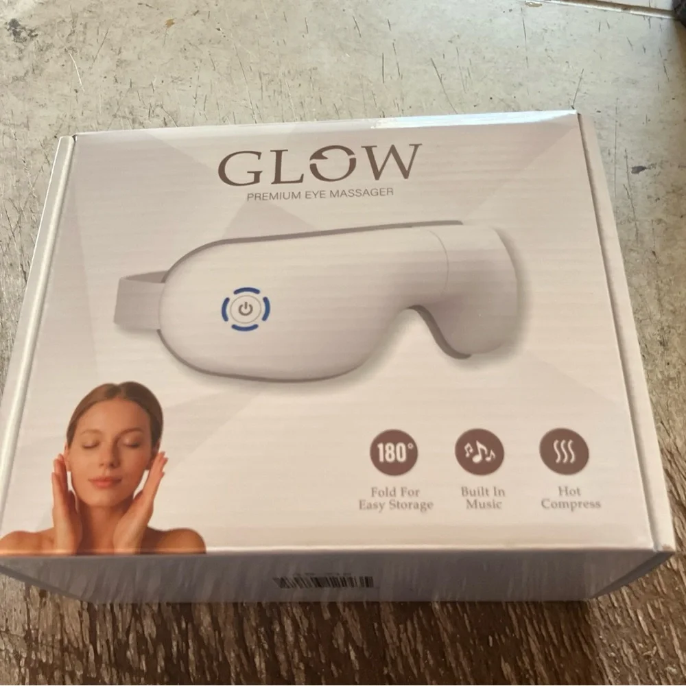 Glow Premium Eye Massager in White