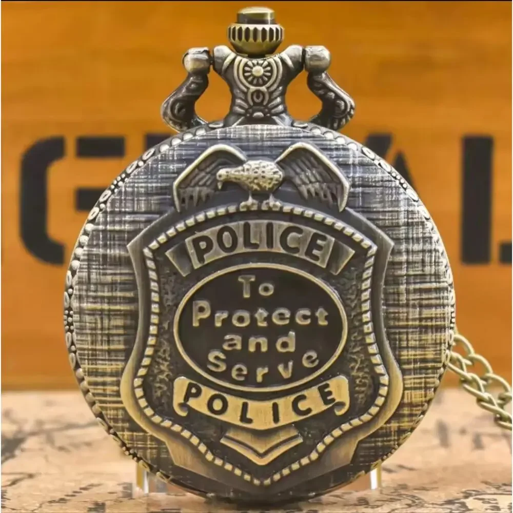 Police badge gold