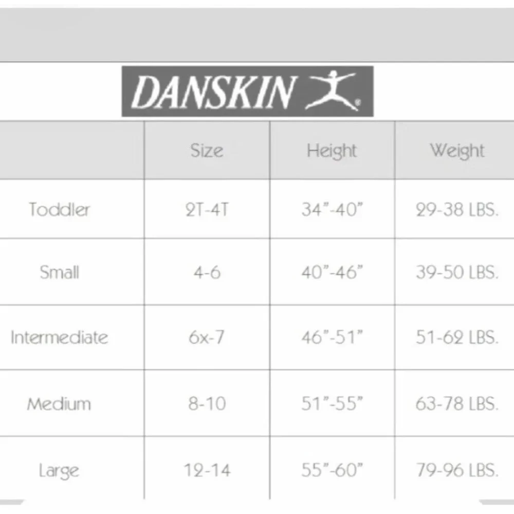 Danskin childs 12