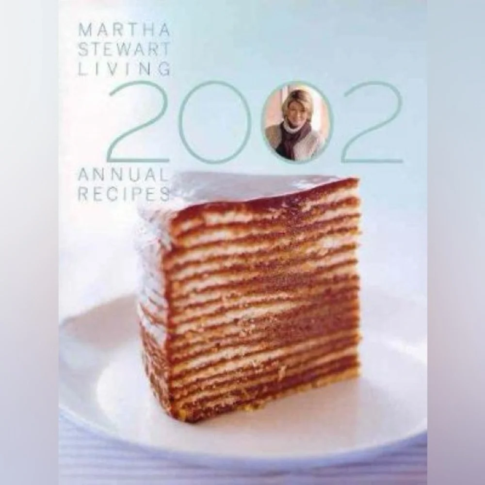 Martha Stewart Living 2002 Annual Recipes Vintage Cookbook ISBN: 0-8487-2449-6