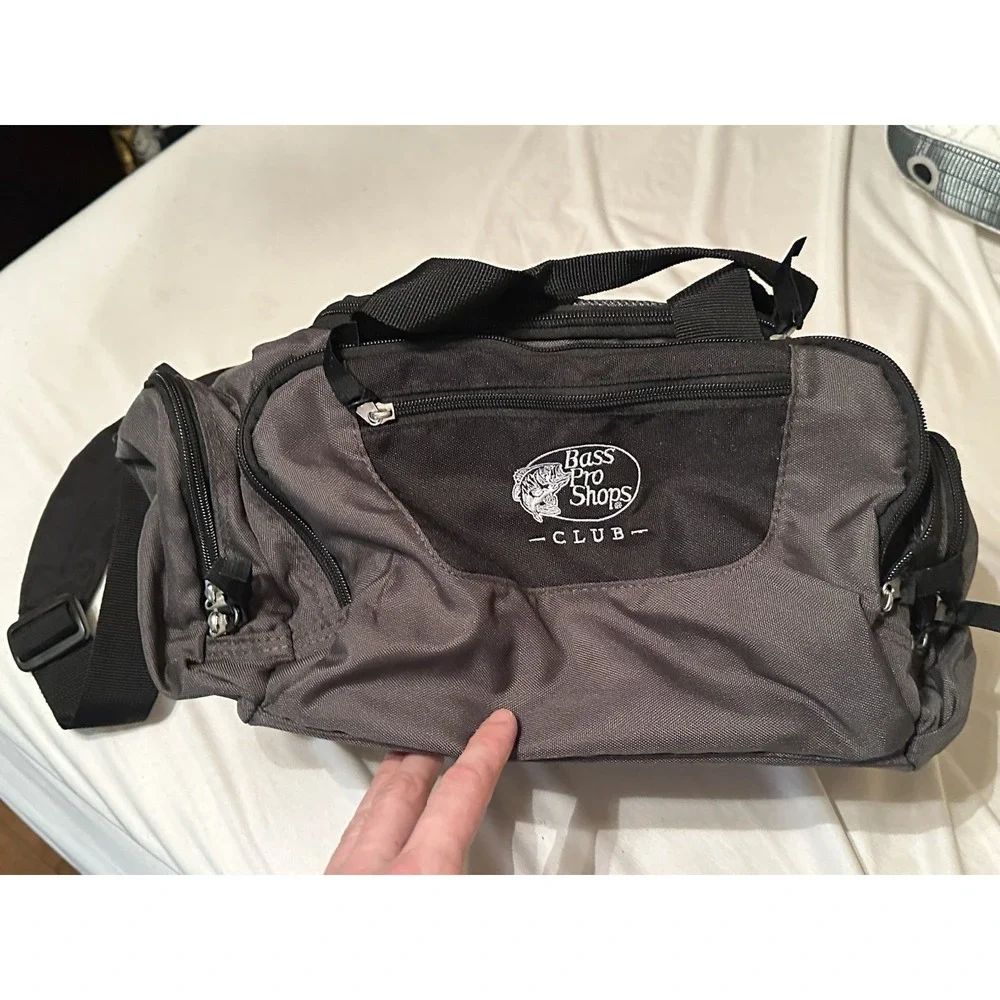 Bass Pro Shops Club Tackle Bag‎ Advanced Angler Pro Army Green Multi-compartment