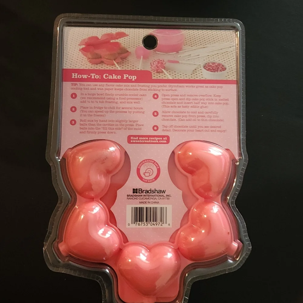 Pink Heart Cake Pop Press Sweet Creations By Good Cook