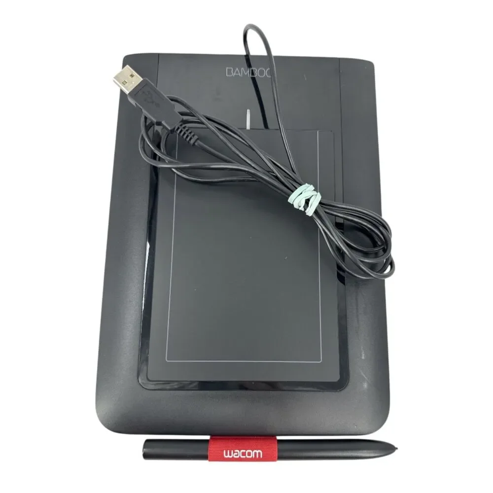 Wacom Graphics Drawing Tablet with pen stylus and touch Bamboo CTL 460