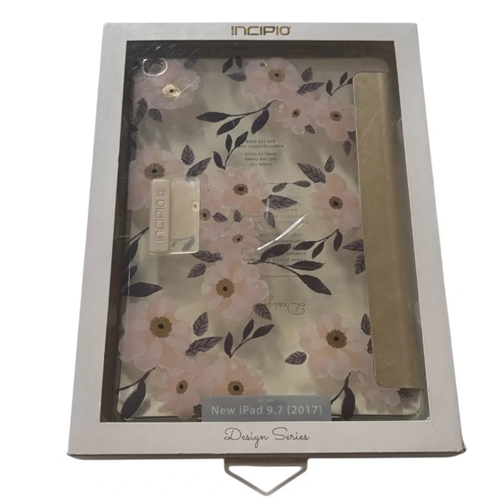Incipio Design Series | Gold & Floral Design New iPad 9.7 2017 Girly Work Vibes